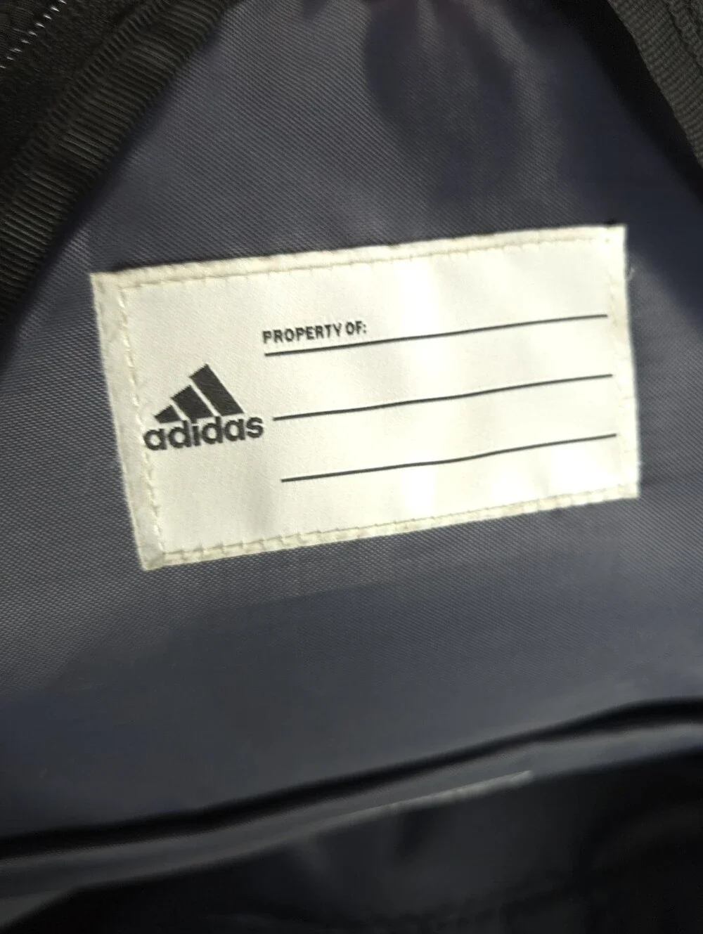 adidas Black and White Logo Men's Backpack